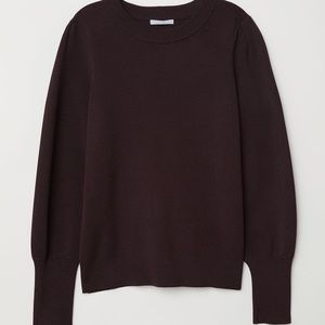 NWT Dark Plum Fine Knit Sweater
